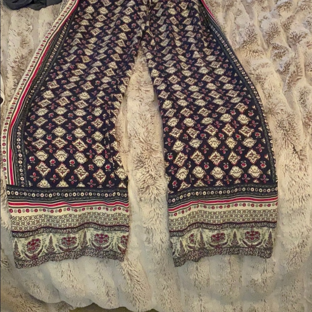 Patterned flowy pants - Picture 8 of 8